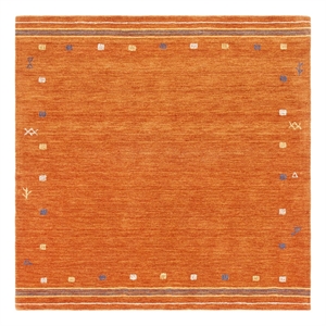 Safavieh Himalaya 6'-0&quot x 6'-0&quot Wool Hand Loomed Rug in Rust