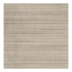 Safavieh Himalaya 6'-0&quot x 6'-0&quot Wool and Cotton Hand Loomed Rug in Stone