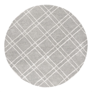 Safavieh Himalaya 6'-0&quot x 6'-0&quot Wool Hand Tufted Rug in Gray / Silver