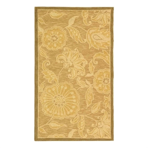 Safavieh Chelsea 2'-9&quot x 4'-9&quot Wool Hand Hooked Rug in Light Brown