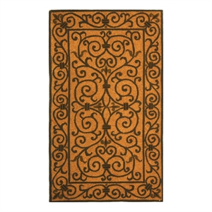 Safavieh Chelsea 2'-9&quot x 4'-9&quot Wool Hand Hooked Rug in Yellow / Green