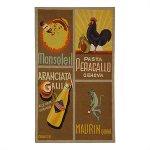 Safavieh Chelsea 2'-9&quot x 4'-9&quot Wool Hand Hooked Rug in Mocha