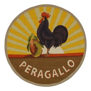 Safavieh Chelsea 4'-0&quot x 4'-0&quot Wool Hand Hooked Rug in Mocha