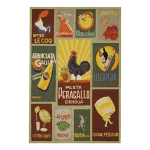 Safavieh Chelsea 6'-0&quot x 9'-0&quot Wool Hand Hooked Rug in Mocha