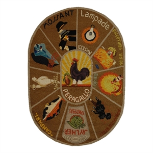 Safavieh Chelsea 7'-6&quot x 9'-6&quot Wool Hand Hooked Rug in Mocha