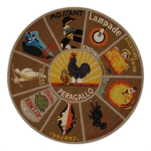 Safavieh Chelsea 8'-0&quot x 8'-0&quot Wool Hand Hooked Rug in Mocha