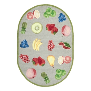 Safavieh Chelsea 7'-6&quot x 9'-6&quot Wool Hand Hooked Rug in Stone