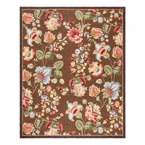 Safavieh Chelsea 8'-0&quot x 10'-0&quot Wool Hand Hooked Rug in Brown