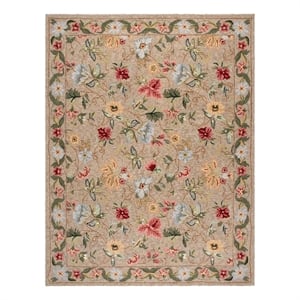 Safavieh Chelsea 10'-0&quot x 14'-0&quot Wool Hand Hooked Rug in Beige