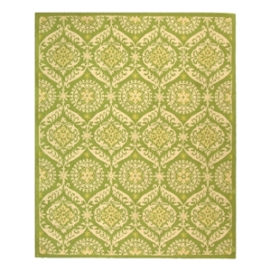 Safavieh Chelsea 9'-0&quot x 12'-0&quot Wool Hand Hooked Rug in Green / Beige
