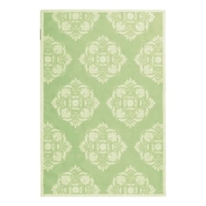Safavieh Chelsea 6'-0&quot x 9'-0&quot Wool Hand Hooked Rug in Green / Beige
