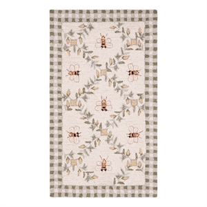 Safavieh Chelsea 2'-9&quot x 4'-9&quot Wool Hand Hooked Rug in Ivory / Green