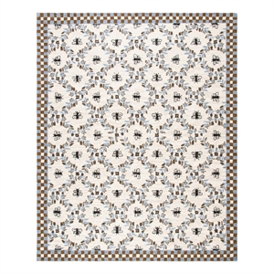 Safavieh Chelsea 8'-0&quot x 10'-0&quot Wool Hand Hooked Rug in Ivory / Light Blue