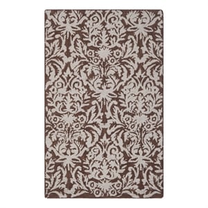 Safavieh Chelsea 2'-6&quot x 4'-0&quot Wool Hand Hooked Rug in Brown / Gray