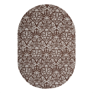 Safavieh Chelsea 7'-6&quot x 9'-6&quot Wool Hand Hooked Rug in Brown / Gray
