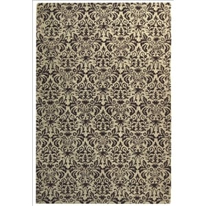 Safavieh Chelsea 6'-0&quot x 9'-0&quot Wool Hand Hooked Rug in Sage / Chocolate