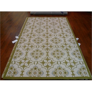 Safavieh Chelsea 5'-3&quot x 8'-3&quot Wool Hand Hooked Rug in Ivory / Green