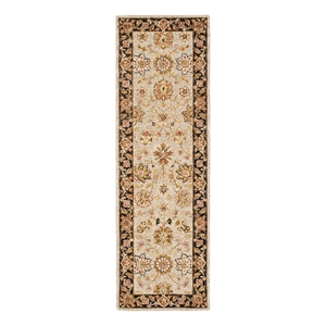 Safavieh Chelsea 2'-6&quot x 8'-0&quot Wool Hand Hooked Rug in Light Blue / Black