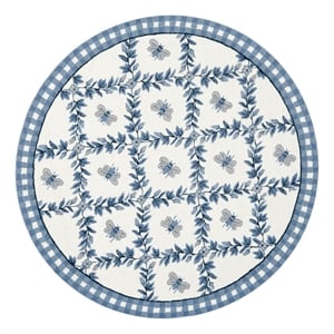 Safavieh Chelsea 7'-6&quot x 9'-6&quot Wool Hand Hooked Rug in Ivory / Blue