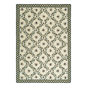 Safavieh Chelsea 3'-9&quot x 5'-9&quot Wool Hand Hooked Rug in Ivory / Light Blue