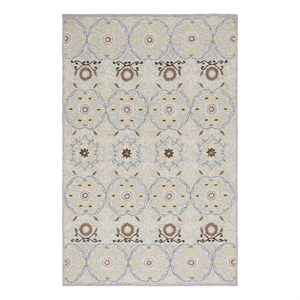 Safavieh Chelsea 3'-9&quot x 5'-9&quot Wool Hand Hooked Rug in Light Blue / Ivory