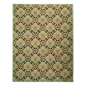 Safavieh Chelsea 8'-0&quot x 10'-0&quot Wool Hand Hooked Rug in Brown / Blue