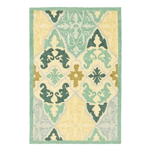 Safavieh Chelsea 2'-6&quot x 4'-0&quot Wool Hand Hooked Rug in Multi-Color