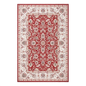Safavieh Chelsea 5'-3&quot x 8'-3&quot Wool Hand Hooked Rug in Burgundy / Ivory