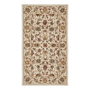 Safavieh Chelsea 2'-9&quot x 4'-9&quot Wool Hand Hooked Rug in Ivory / Ivory