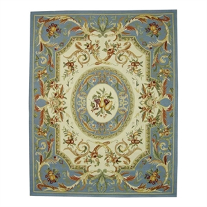 Safavieh Chelsea 8'-0&quot x 10'-0&quot Wool Hand Hooked Rug in Blue
