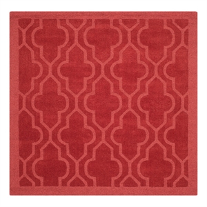 Safavieh Impressions 6'-0&quot x 6'-0&quot Wool Hand Loomed Rug in Rust
