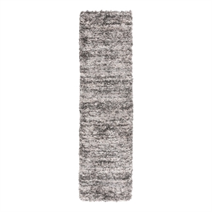 Safavieh Iceland Shag 2'-0&quot x 8'-0&quot Power Loomed Rug in Gray / Dark Gray