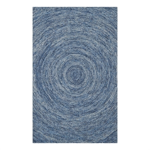 Safavieh Ikat 4'-0&quot x 6'-0&quot Wool Hand Tufted Rug in Blue / Multi-Color