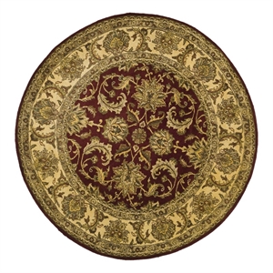 Safavieh Jaipur 6'-0&quot x 6'-0&quot Wool Hand Tufted Rug in Red / Beige