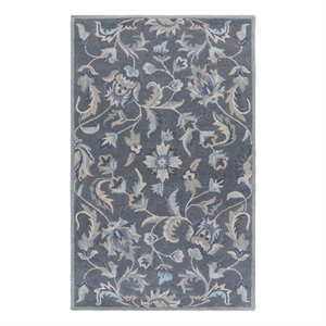 Safavieh Jardin 5'-0&quot x 8'-0&quot Wool Hand Tufted Rug in Gray / Multi-Color
