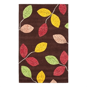 Safavieh Jardin 5'-0&quot x 8'-0&quot Wool Hand Tufted Rug in Brown / Multi-Color