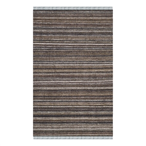 Safavieh Kilim 5'-0&quot x 8'-0&quot Cotton Hand Woven Rug in Gray / Purple