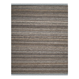 Safavieh Kilim 8'-0&quot x 10'-0&quot Cotton Hand Woven Rug in Gray / Purple