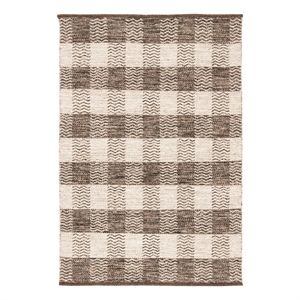 Safavieh Kilim 4'-0&quot x 6'-0&quot Wool and Cotton Hand Woven Rug in Light Gray /Brown