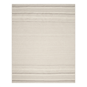 Safavieh Kilim 8'-0&quot x 10'-0&quot Wool Hand Woven Flat Weave Rug in Gray / Ivory