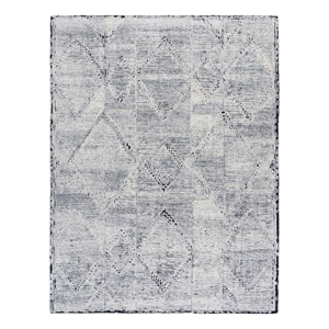 Safavieh Kenya 6'-0&quot x 9'-0&quot Wool and Cotton Hand Tufted Rug in Ivory / Black