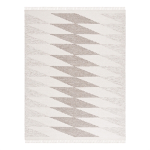 Safavieh Kilim 8'-0&quot x 10'-0&quot Wool and Cotton Flat Weave Rug in Gray / Ivory