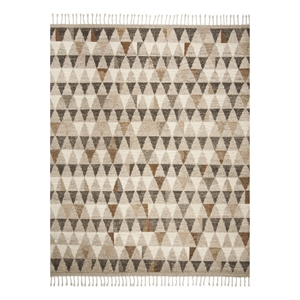 Safavieh Kenya 9'-0&quot x 12'-0&quot Wool and Cotton Hand KnottedRuginIvory/Multi-Color