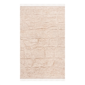 Safavieh Kenya 3'-0&quot x 5'-0&quot Wool and Cotton Handwoven Rug in Beige