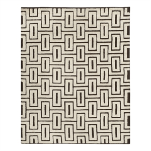 Safavieh Kenya 9'-0&quot x 12'-0&quot Wool and Cotton Hand Knotted Rug in Ivory / Brown