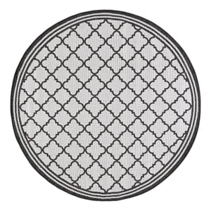 Safavieh Linden 100 6'-7&quot x 6'-7&quot Power Loomed Rug in Light Gray / Charcoal