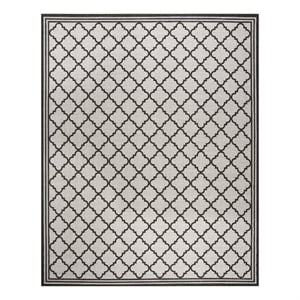 Safavieh Linden 100 9'-0&quot x 12'-0&quot Power Loomed Rug in Light Gray / Charcoal