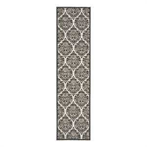 Safavieh Linden 100 2'-2&quot x 8'-0&quot Power Loomed Rug in Light Gray / Charcoal