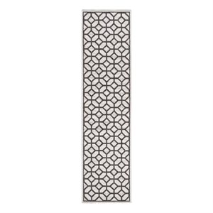 Safavieh Linden 100 2'-2&quot x 8'-0&quot Power Loomed Rug in Light Gray / Charcoal