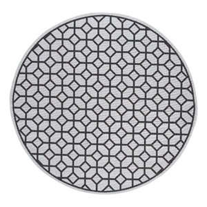 Safavieh Linden 100 6'-7&quot x 6'-7&quot Power Loomed Rug in Light Gray / Charcoal